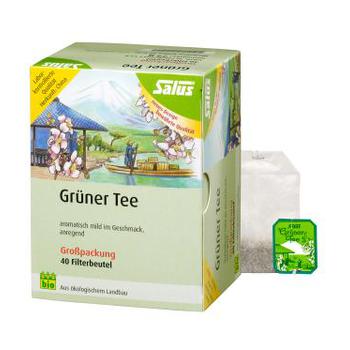 GRÜNER TEE Bio Salus Filterbeutel Großpackung