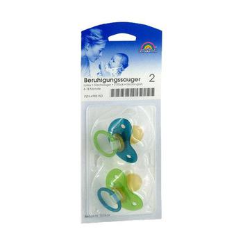 BERUHIGUNGSSAUGER Kirsche Lat.6-18 M.bicol.grün