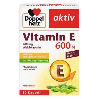 DOPPELHERZ Vitamin E 600 N Weichkapseln