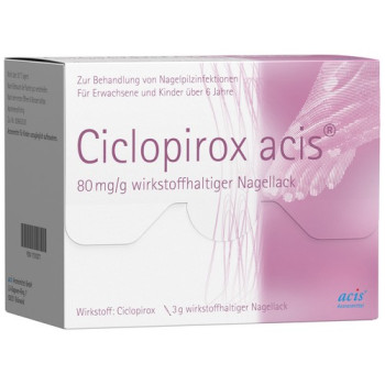 CICLOPIROX acis 80 mg/g wirkstoffhalt.Nagellack