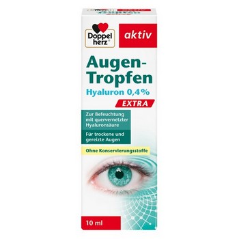 DOPPELHERZ Augen-Tropfen Hyaluron 0,4% Extra