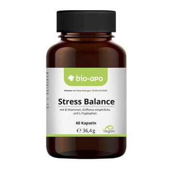 BIO-APO Stress Balance Kapseln  mit Griffonia (5-HTP) und L-Tryptophan