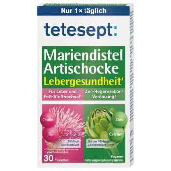 TETESEPT Mariendistel Artischocke Tabletten