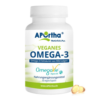 APORTHA Omegavie veganes Omega-3 Algenöl Kapseln
