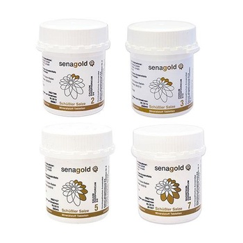 Schüssler Salze Energie-Plus-Kur mit 2,3,5,7 (4x400)